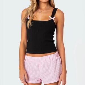 Edikted womens black tank top